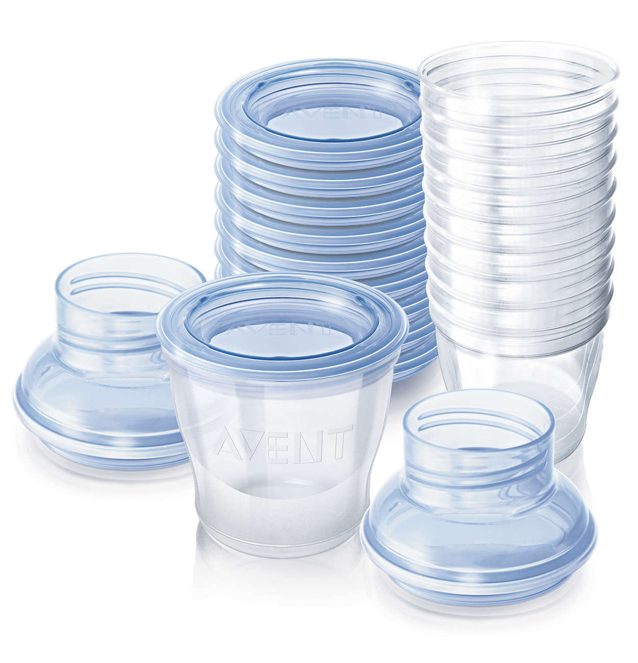 Philips AVENT VIA Breast Milk Storage Cups (Pack Of 10)