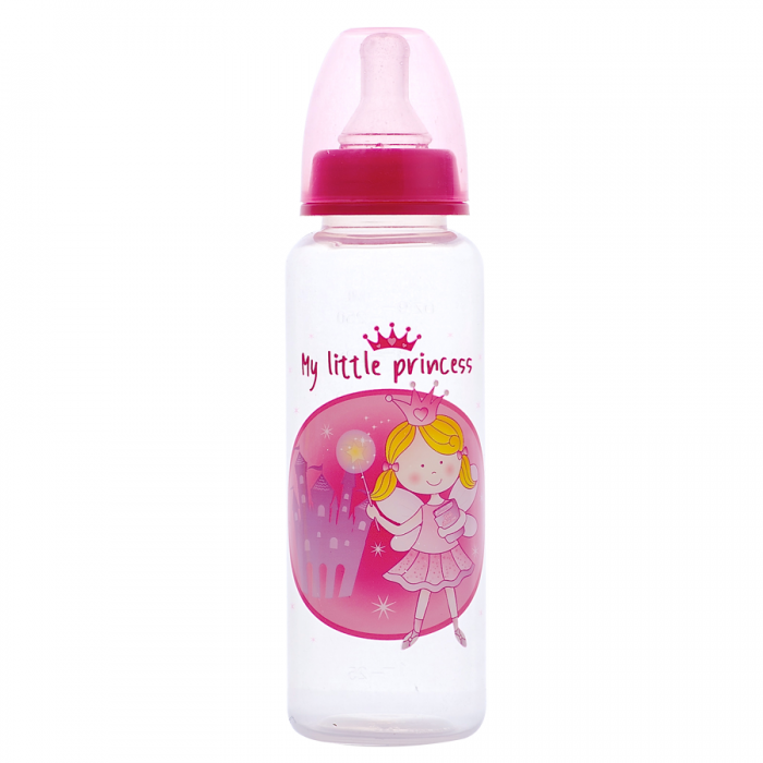 Tinee Minee - Feeding Bottle 250ml Princess - Pink