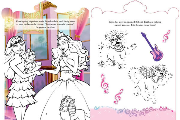 Barbie The Princess and The Popstar: Best Friends Rock! Shaped