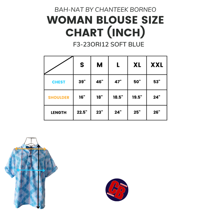 Size F3-23ORI12 SOFT BLUE