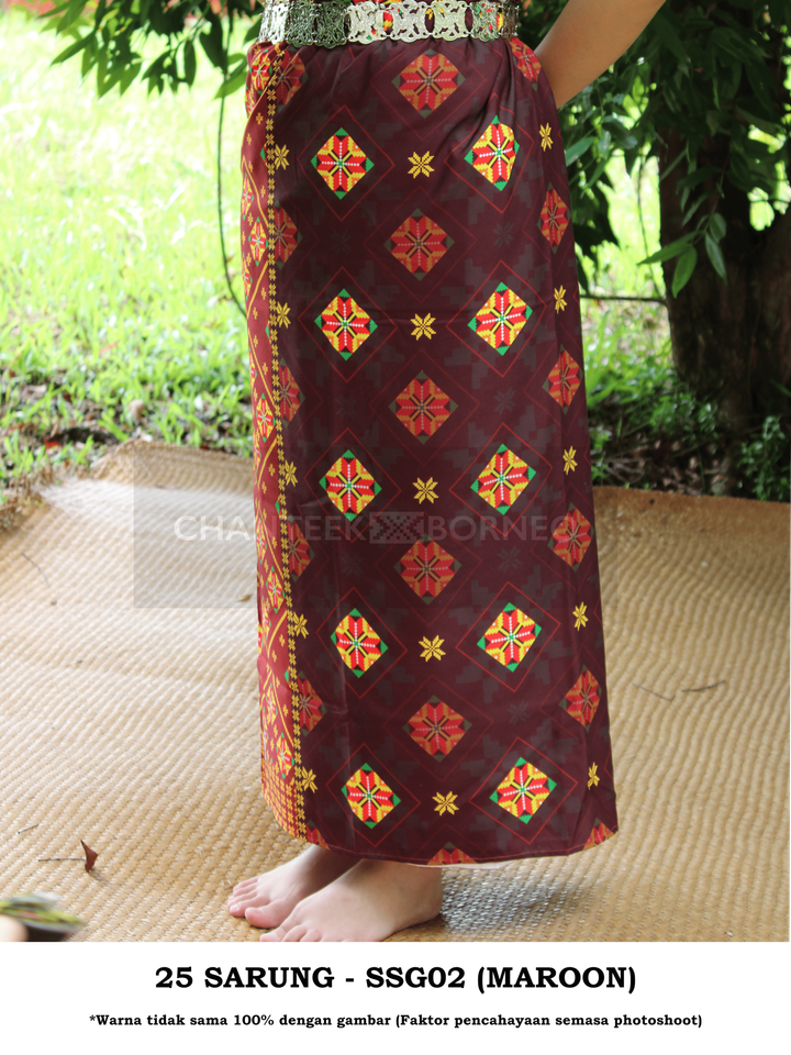 25 SARUNG - SSG 02 (MAROON) 2