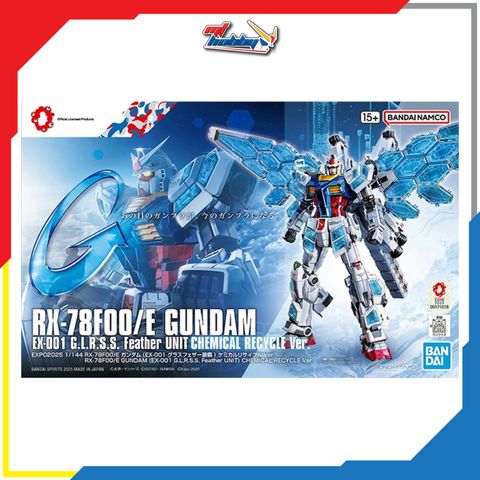 1-144 RX-78F00-E Gundam (EX-001 G.L.R.S.S Feather Unit) Chemical Recycle Ver.