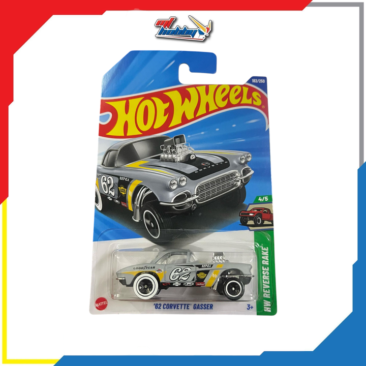 Hot Wheels '62 Corvette Gasser (Grey)