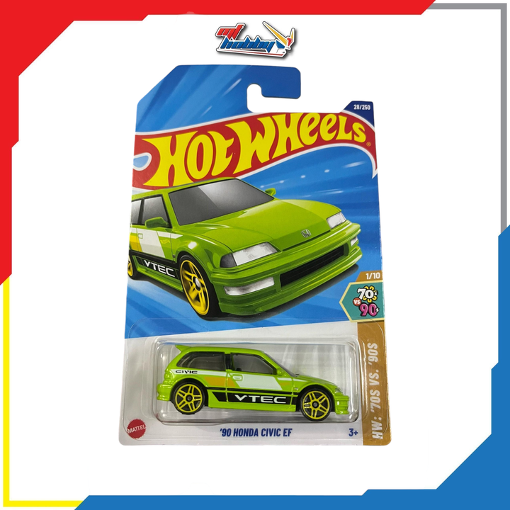 Hot Wheels 90 Honda Civic EF (Green)