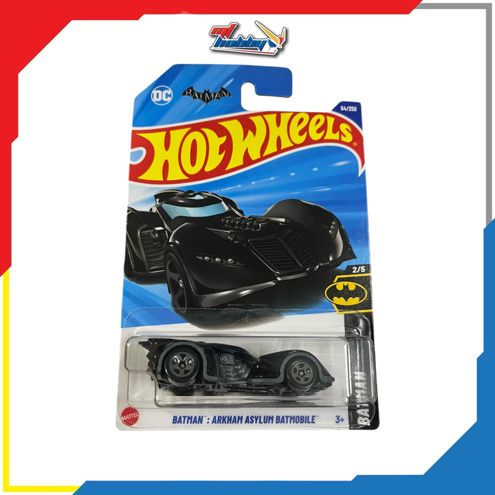 Hot Wheels Batman _ Arkham Asylum Batmobile (Black)