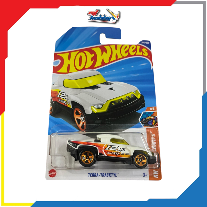 Hot Wheels Terra-Tracktyl (White)