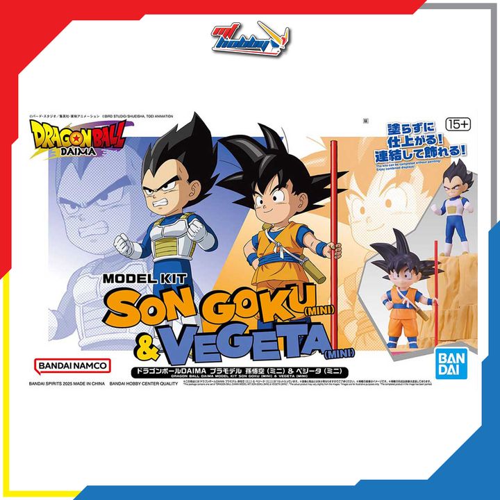Dragon Ball Daima Model Kit Son Goku (Mini) & Vegeta (Mini)
