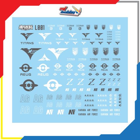 DL Dalin Master Decal - L001 - Titans  AEUG Logo