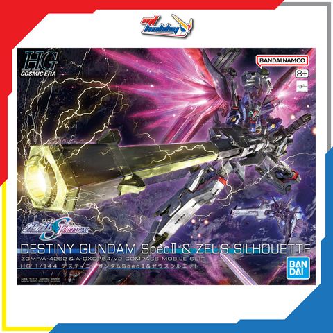 HG Destiny Gundam Spec II & Zeus Silhoutte