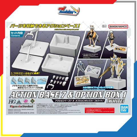 Action Base 7 & Option Box 1 [White]