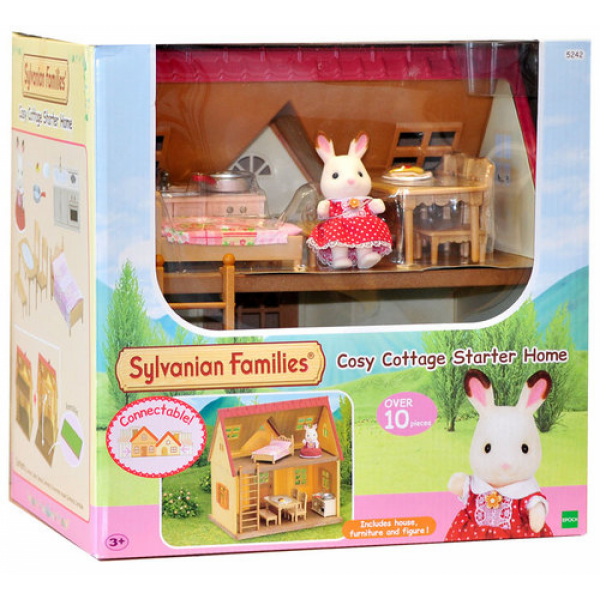 sylvanian families cosy cottage starter house