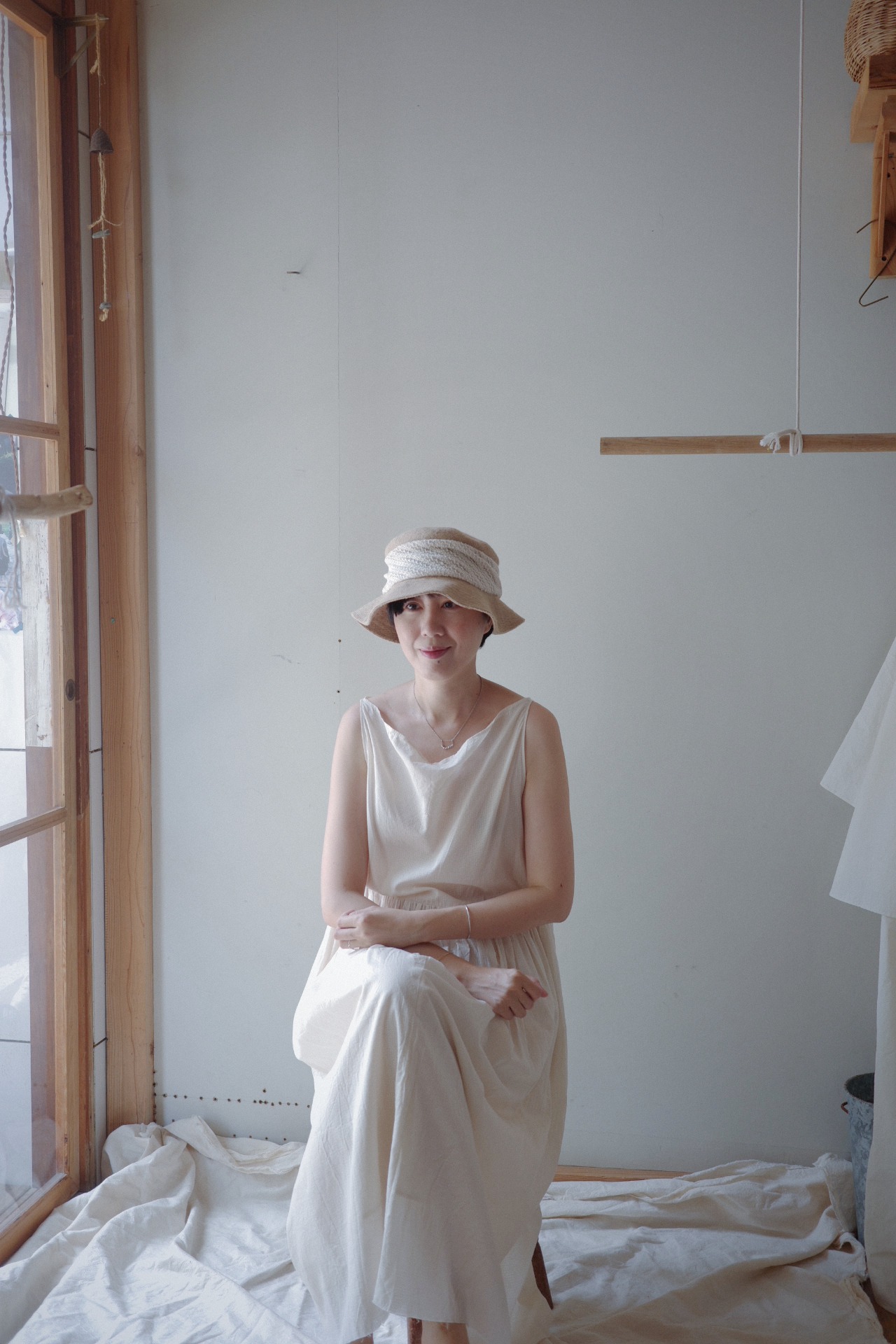 mature ha. - Jute Drape Hat Middle | natural (MJT-017MNT) – 木吉。