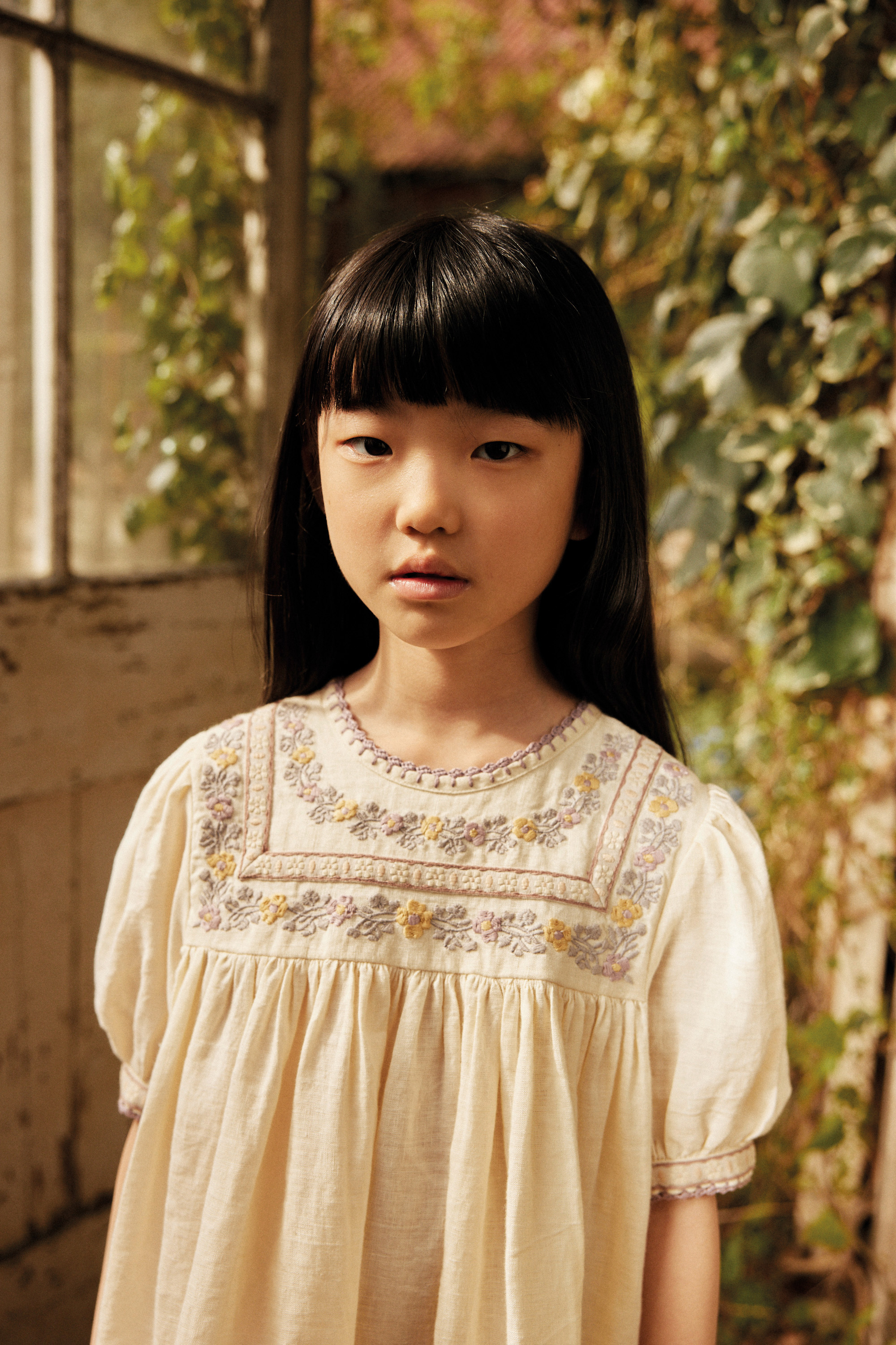Patsy Ribbons Dress - Cream_9