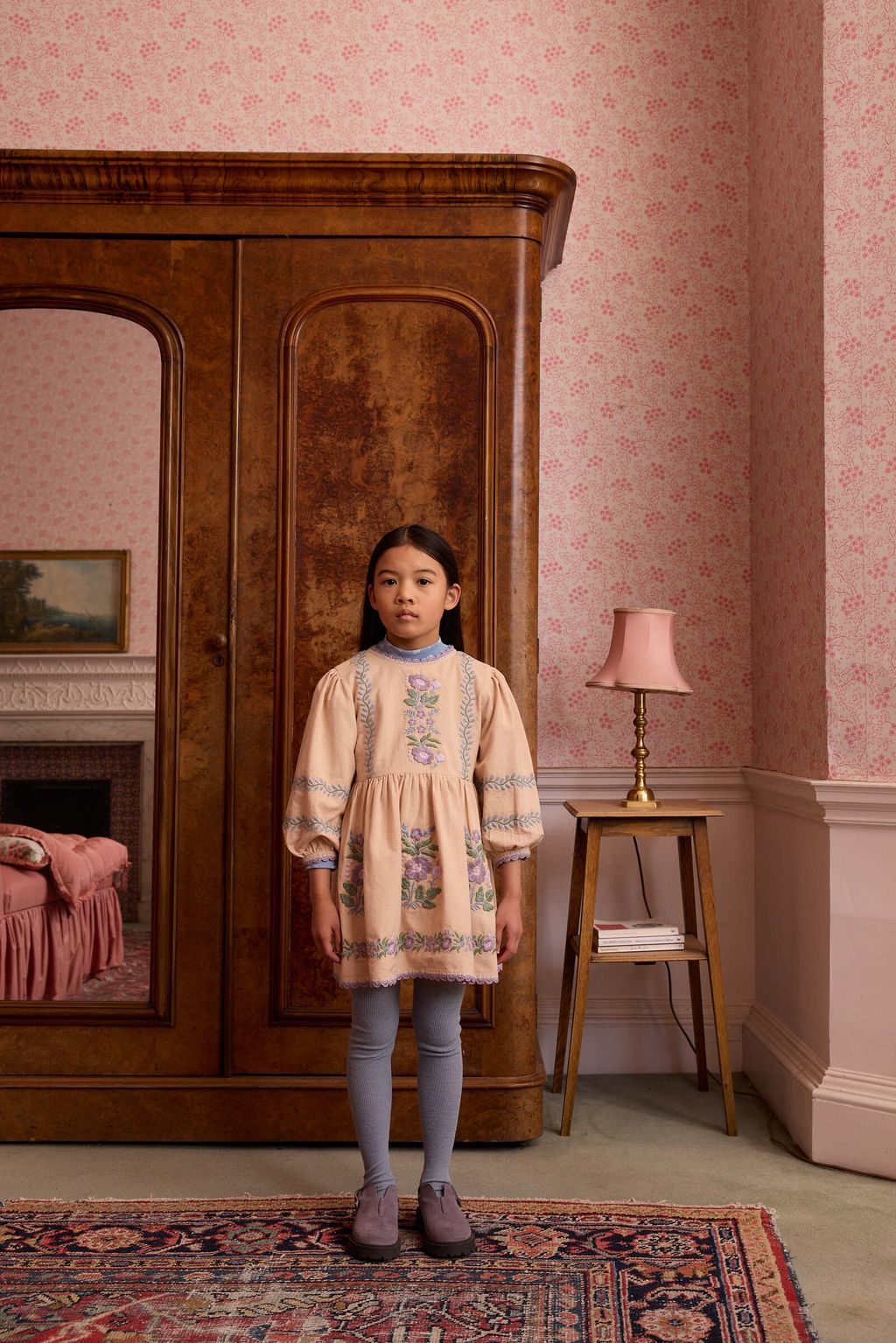 PENELOPE DRESS - DRIED ROSE_3