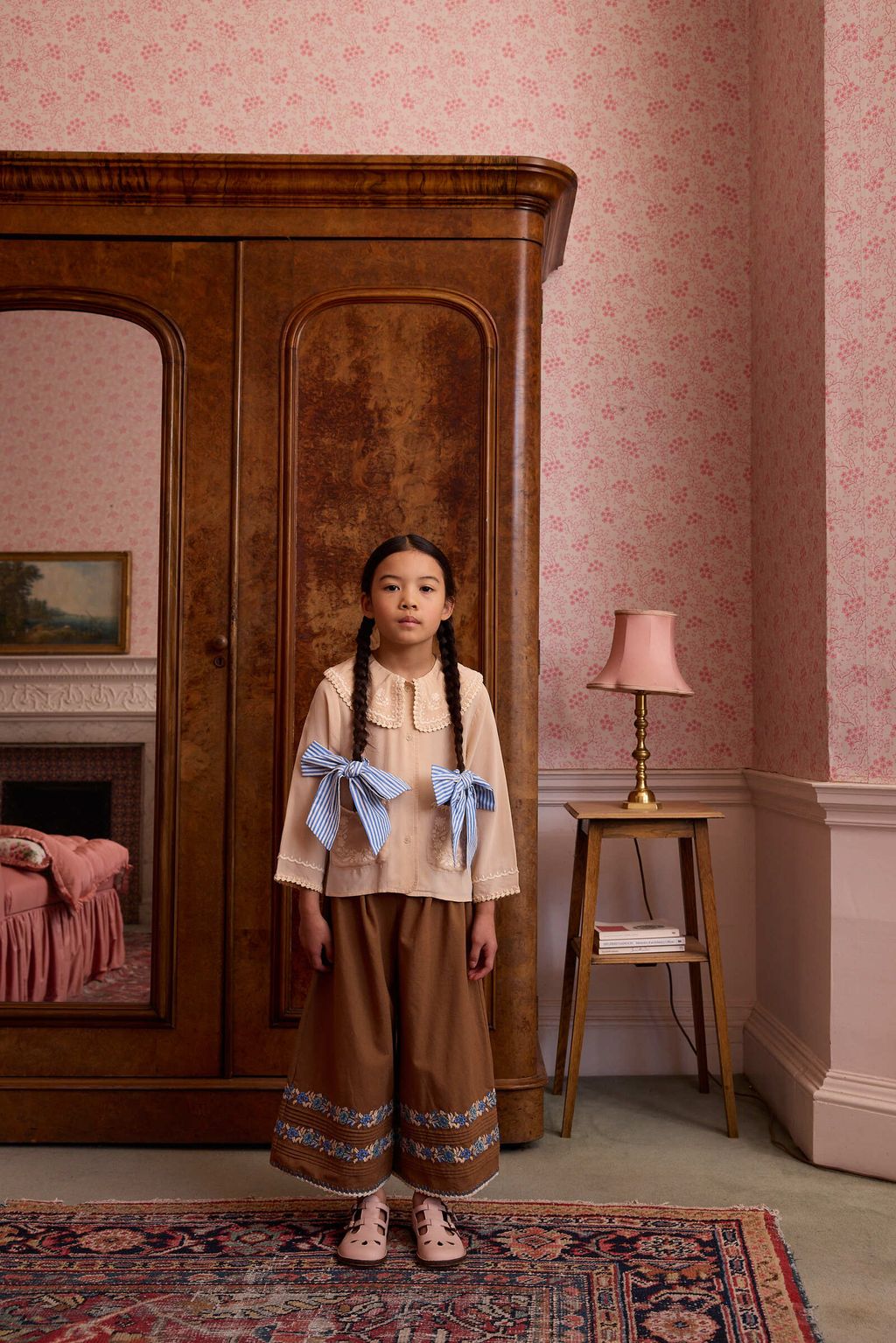 CLARA SILK BLOUSE - DRIED ROSE_7