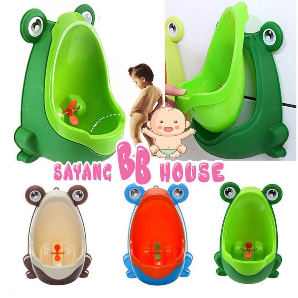 Children Toddler Kid Baby Boy Frog Potty Urinal Pee Toilet Bathroom  Training Potty For Kid Toddler Toilet Training Kit Potty Training (Green &  Blue) – SAYANG BB HOUSE