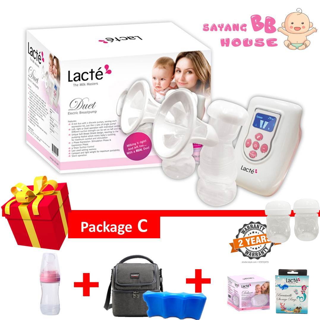 READY STOCK Lacte Duet Electric Double Breast pump ...