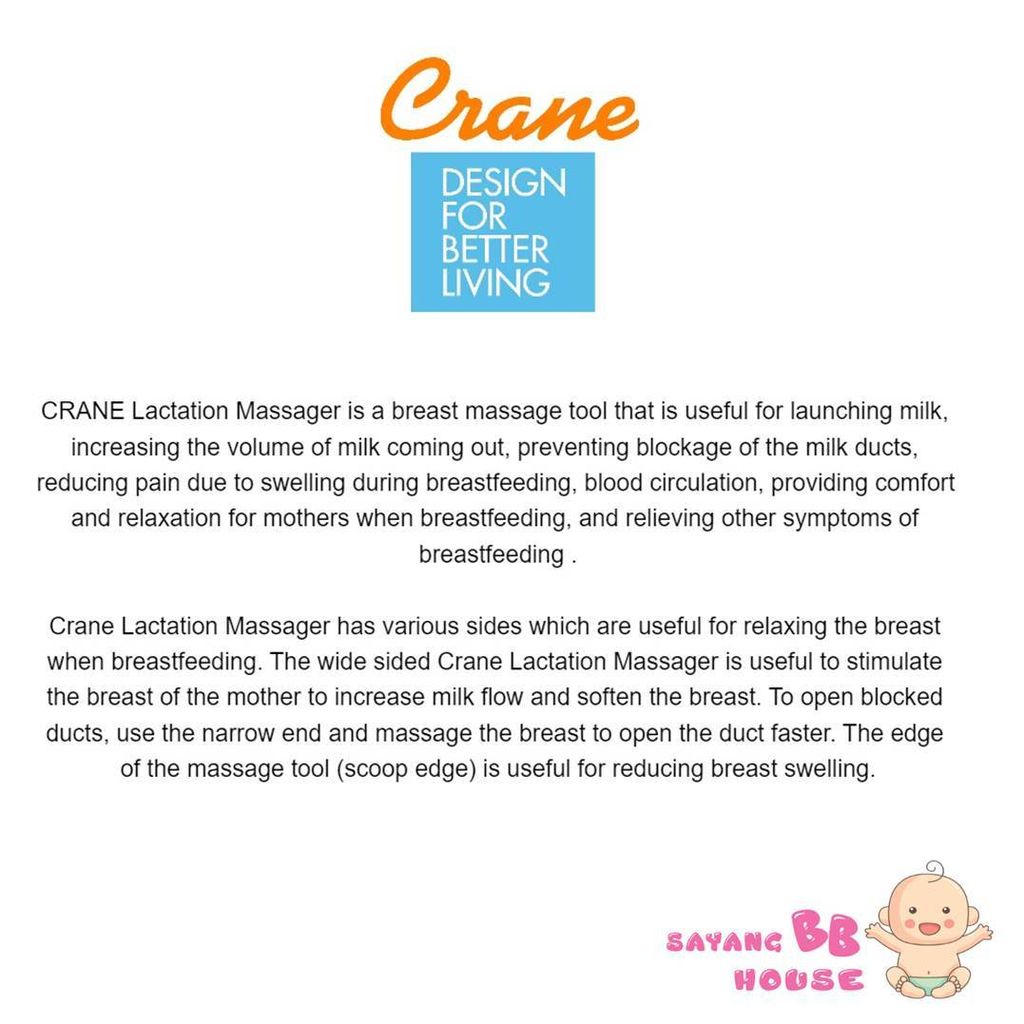 Crane Lactation Breast Massager