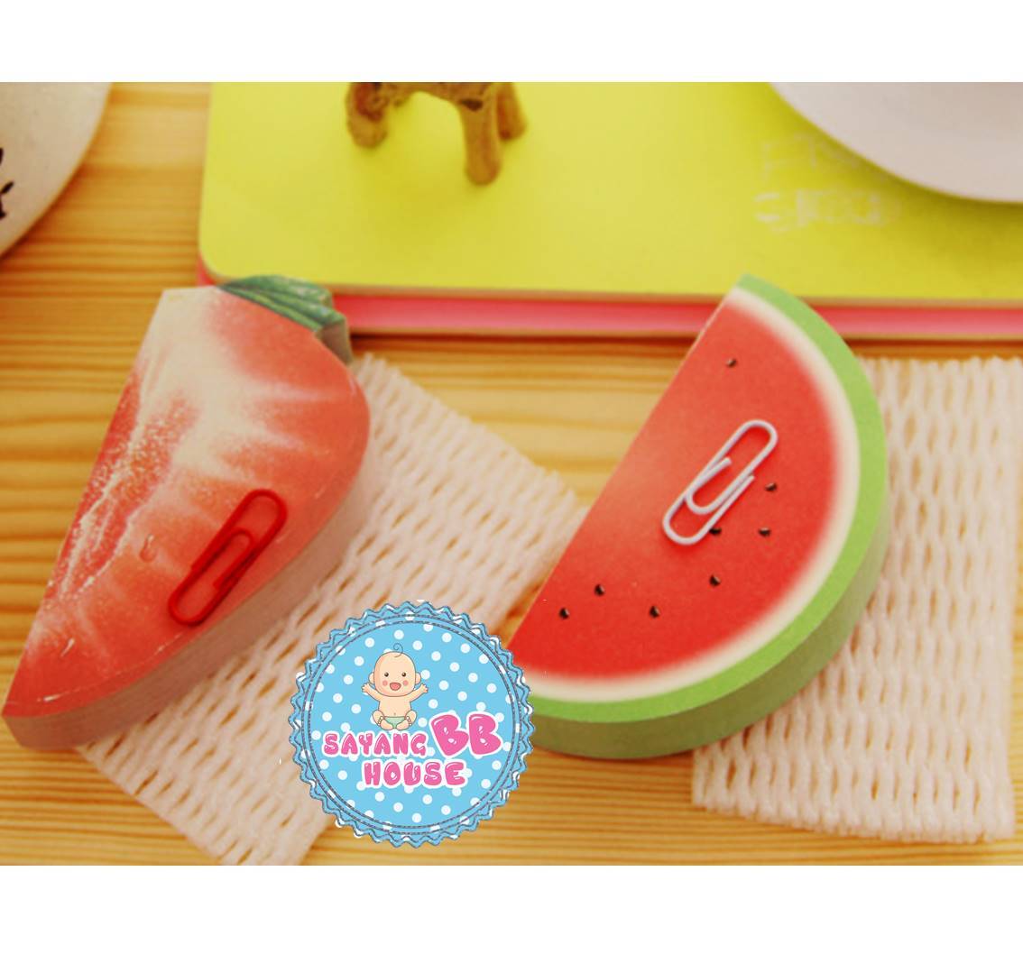 Stationery Memo Pad / Schoolg Sticky Note Watermelon