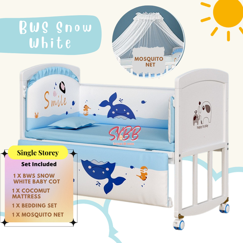 BWS Snow White luxury Single White