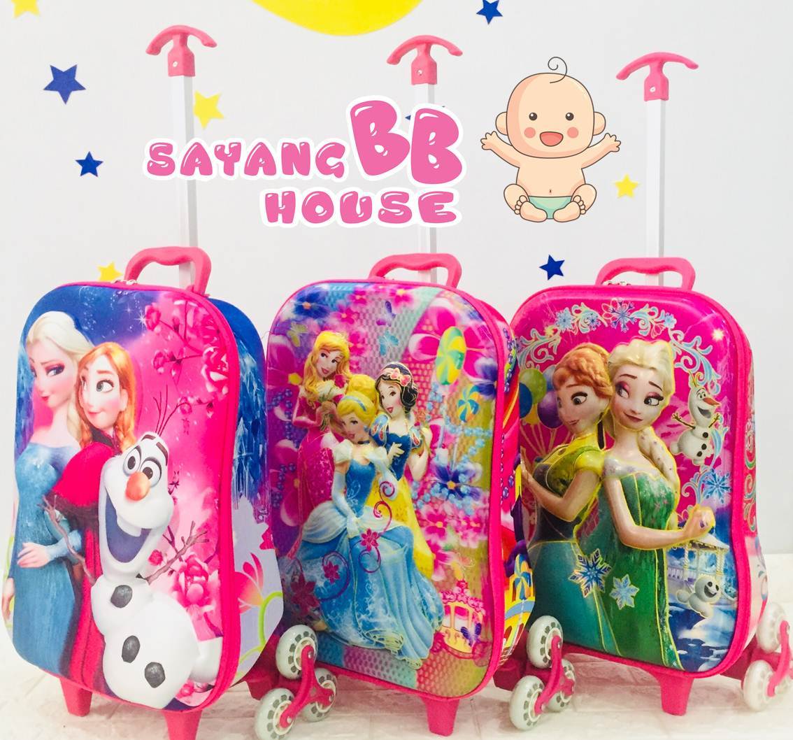 frozen school bag trolley