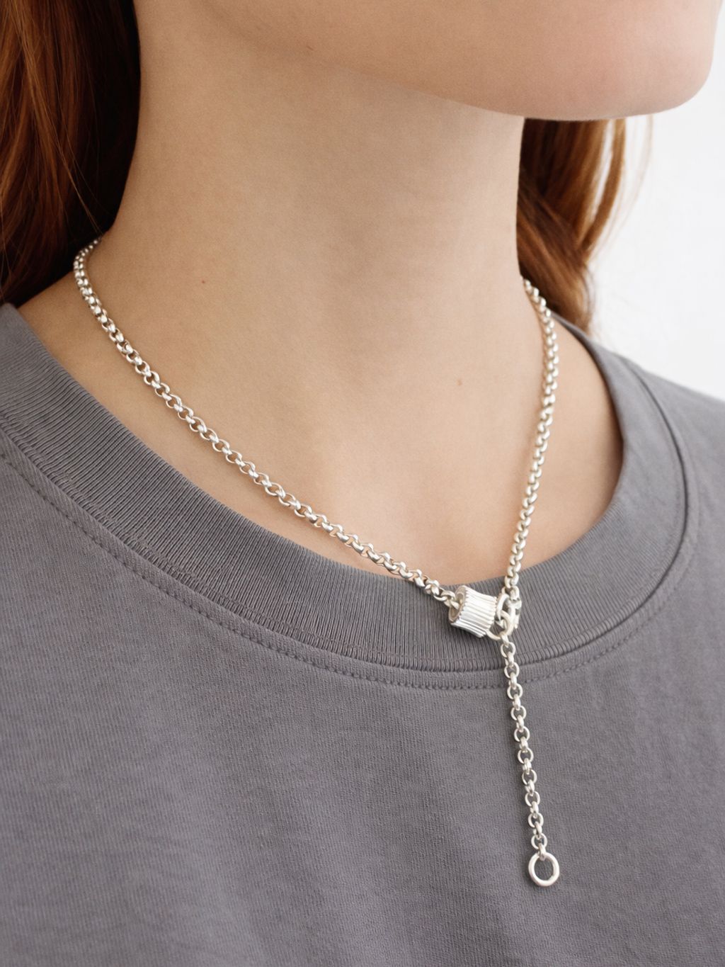 Brushed Metal Necklace2