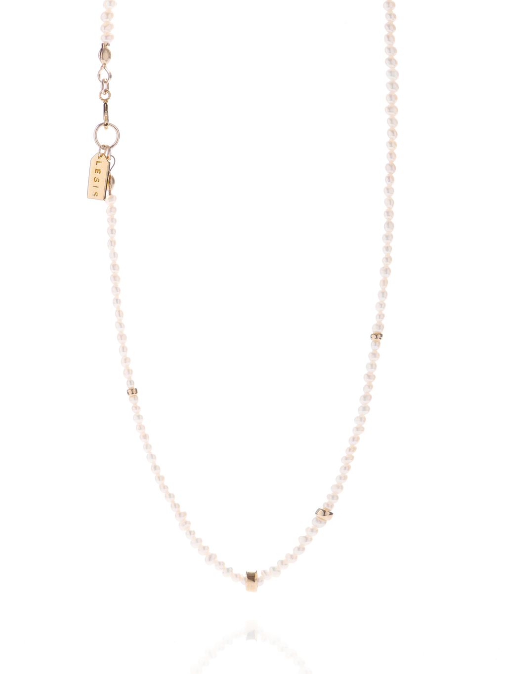 Mini Pearl With Golden Bean Necklace.jpg