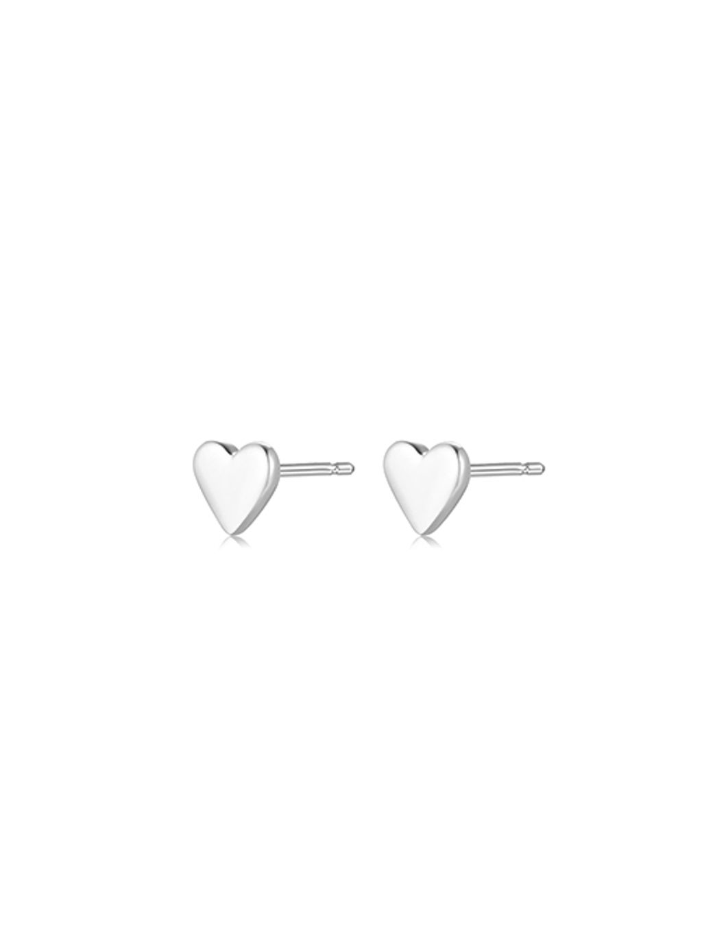 Silver Heart Earrings