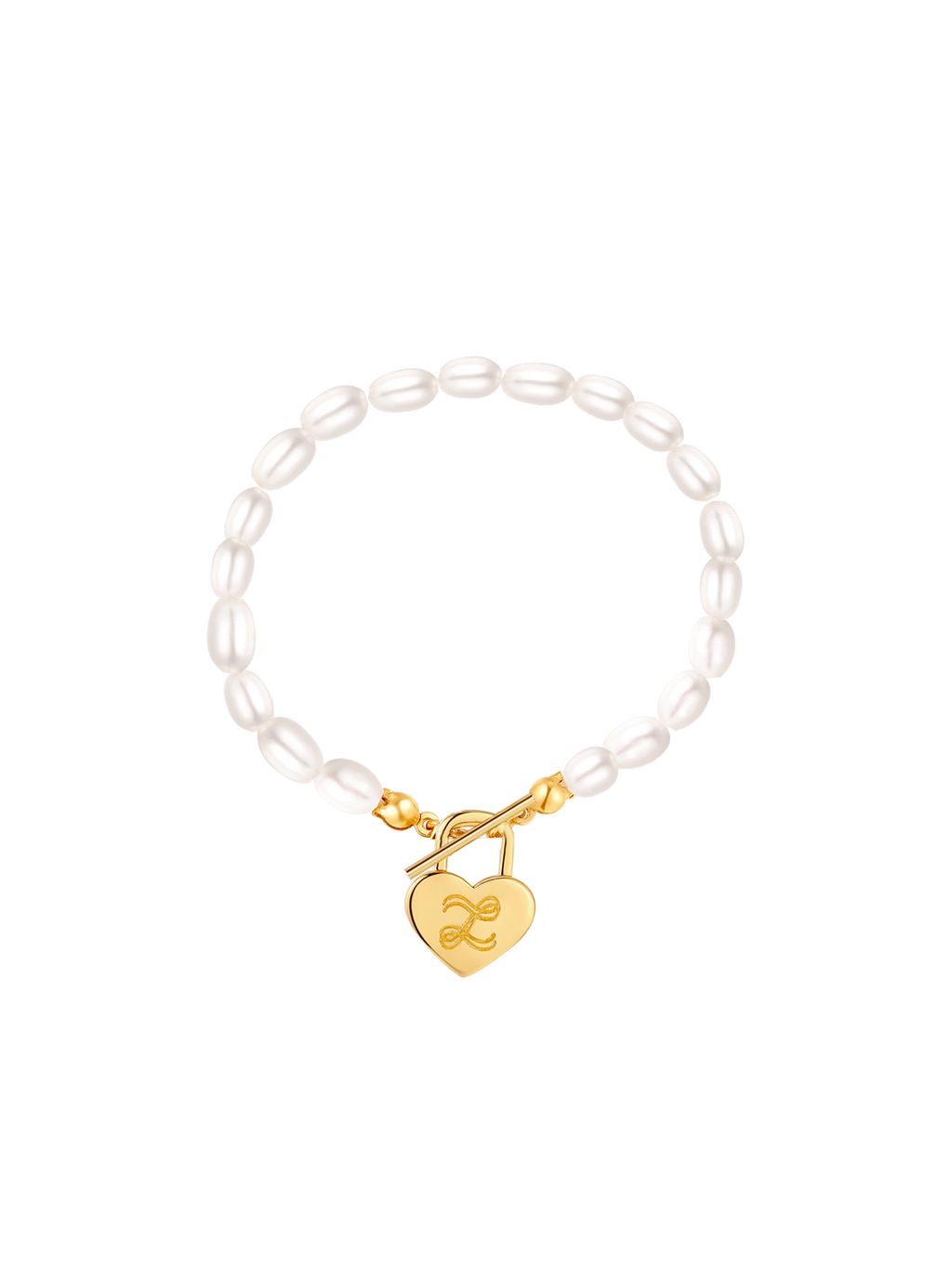 Heart Lock Pearl B