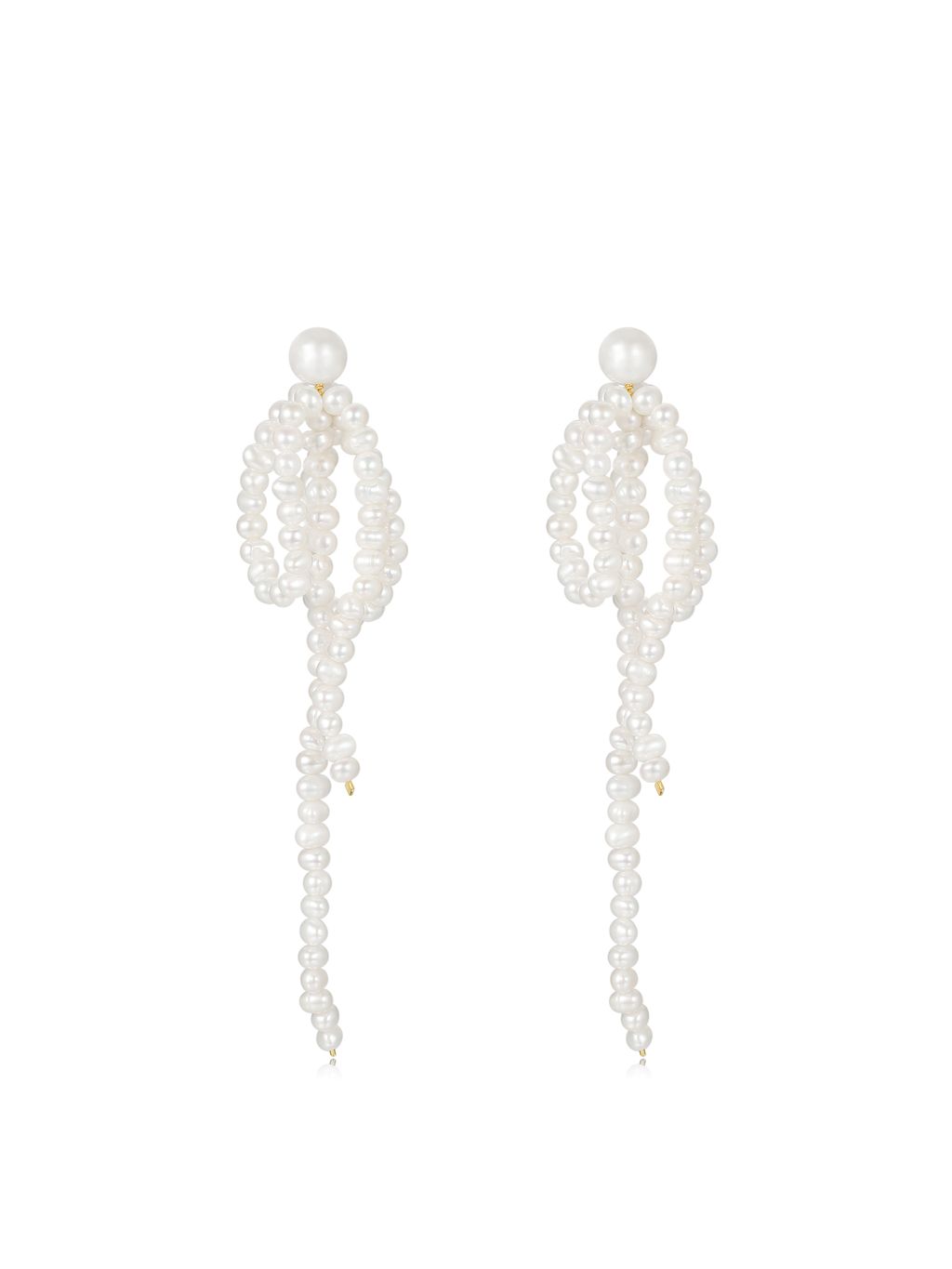 Bow Pearl Earrings