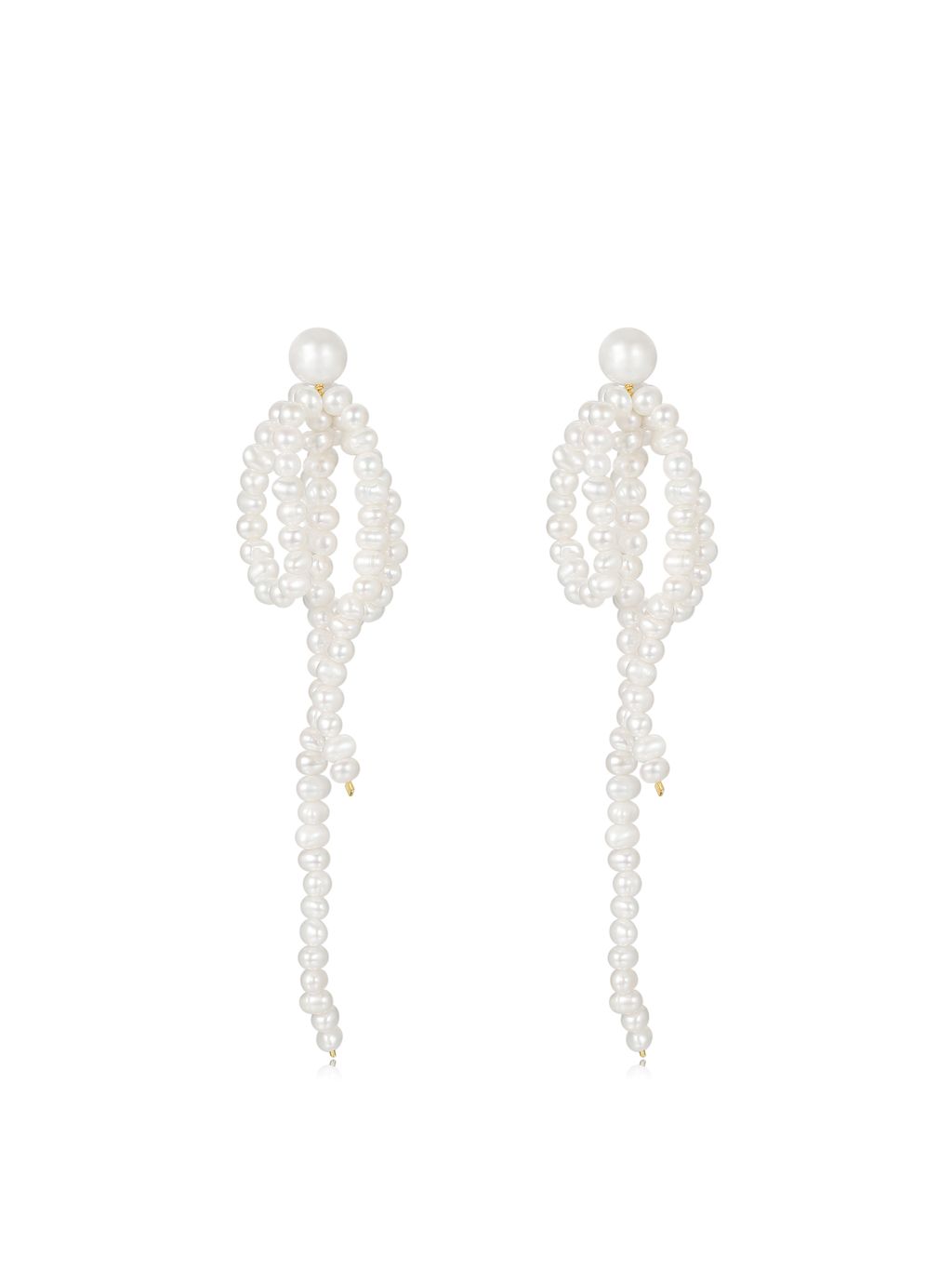 Bow Pearl Earrings