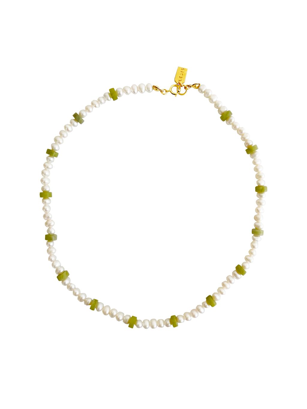 Olive Jade With Pearl N