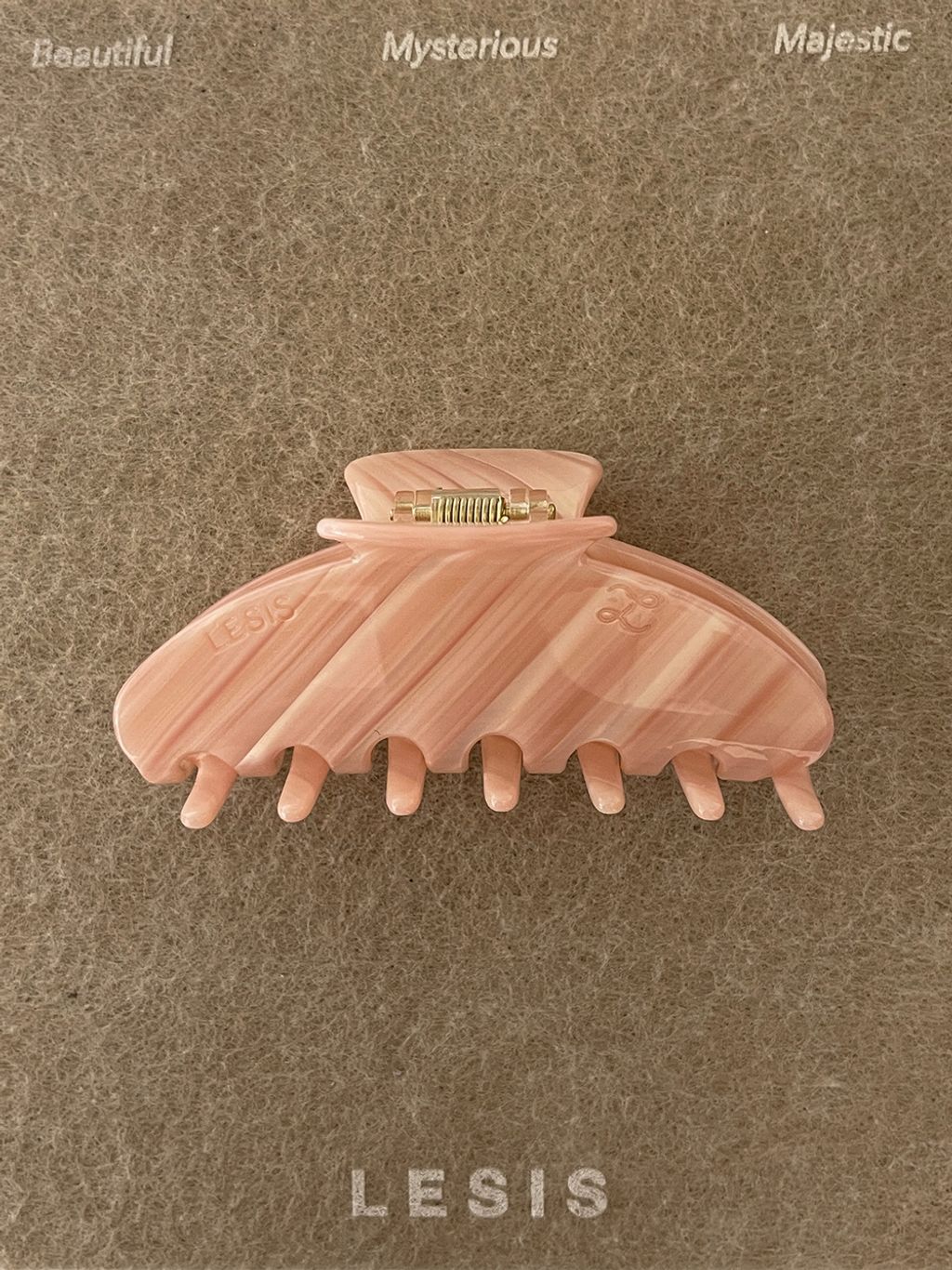 Jelly Hair Clips Pink