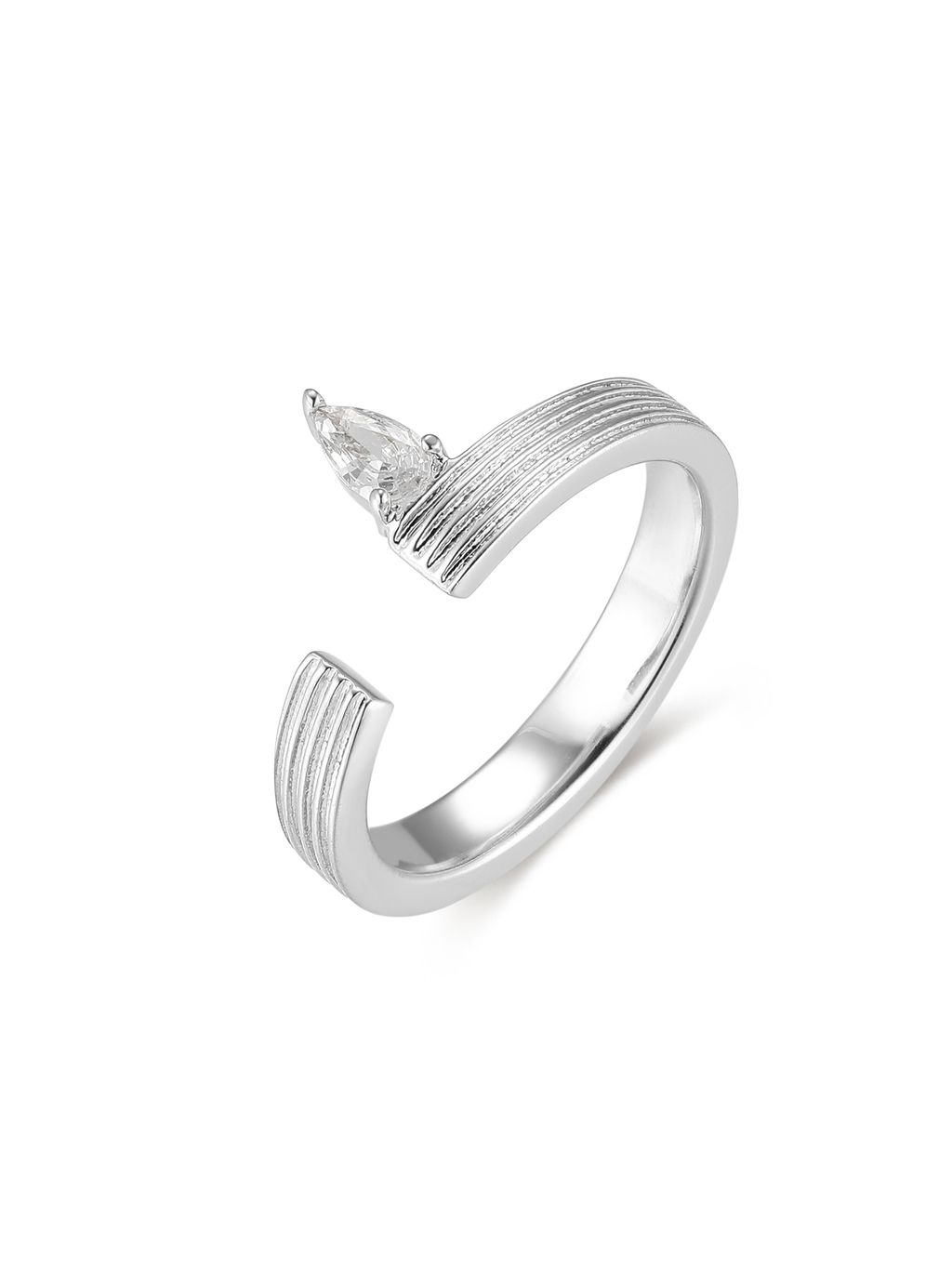 Carved Shine Ring_silver