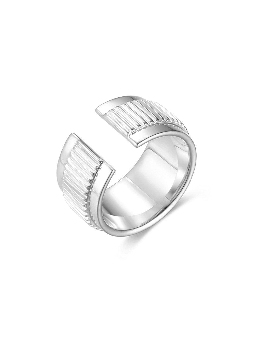 Engraved Texture Ring_silver