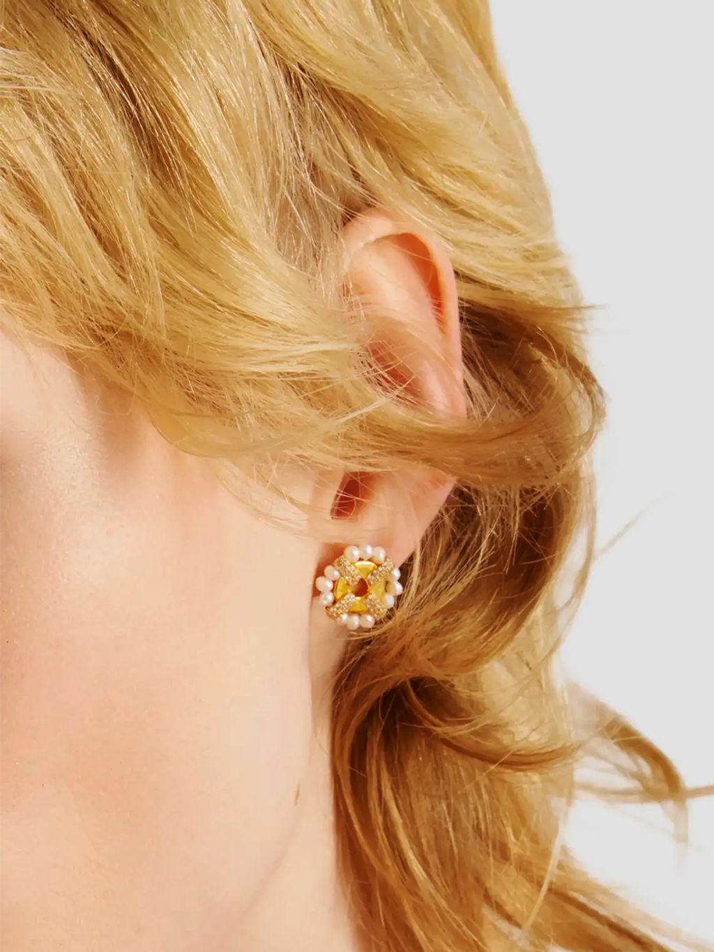 Lifebuoy Pearl Earrings
