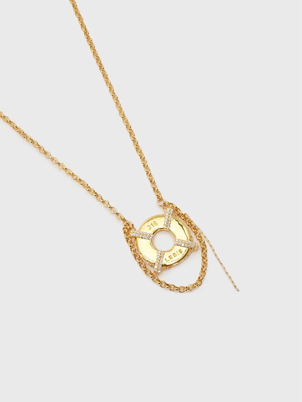 Lifebuoy Chain Gold Necklace