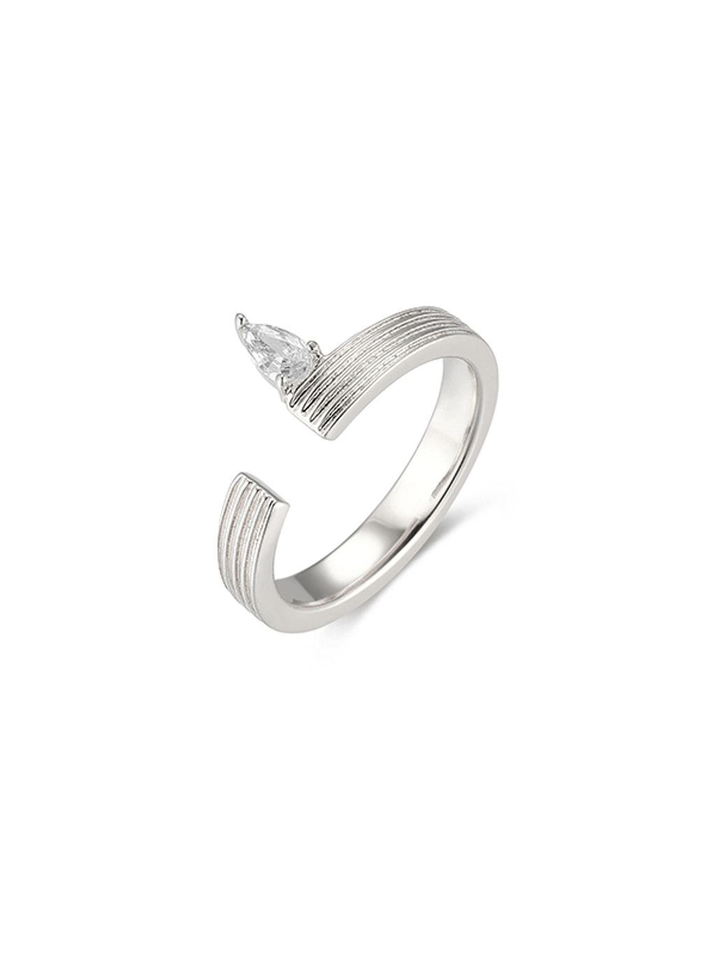 Carved Shine Ring 拷silver