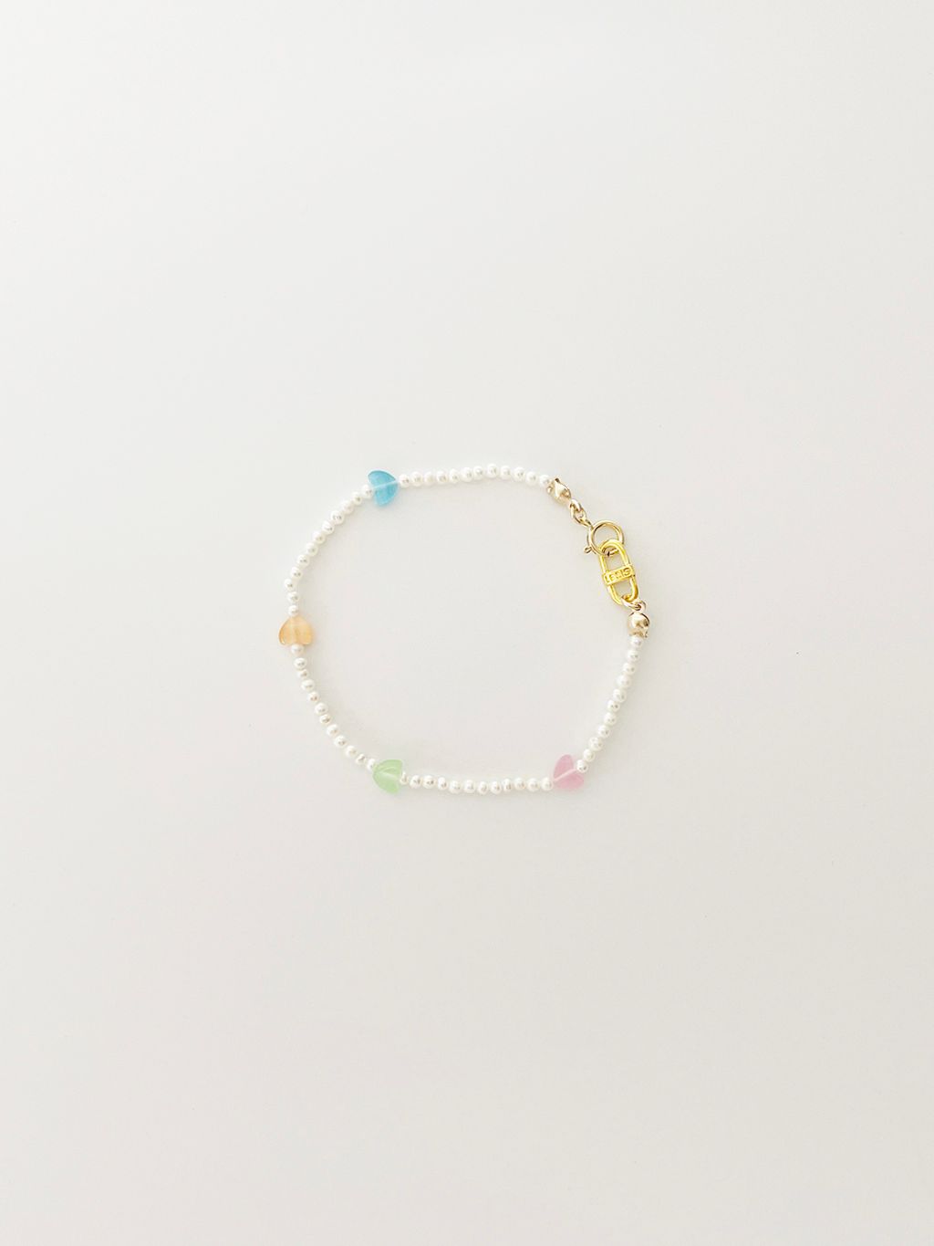 Opal Hearts Pearl Bracelet