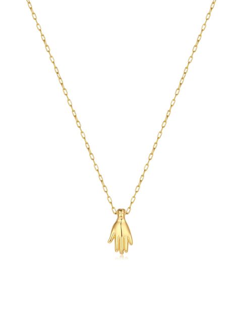 Working Hand Necklace gold