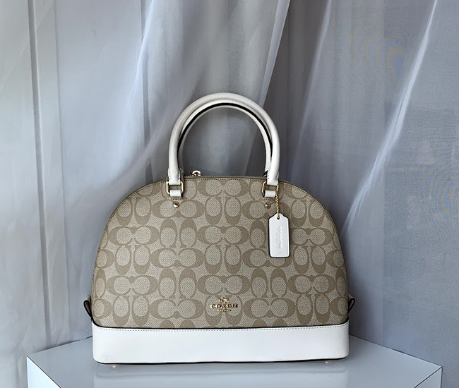 coach sierra satchel in signature