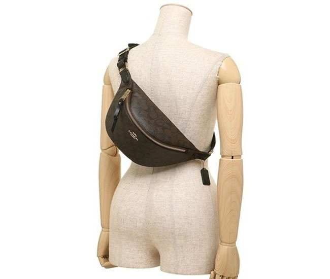 COACH BELT BAG IN SIGNATURE CANVAS (COACH F48740)