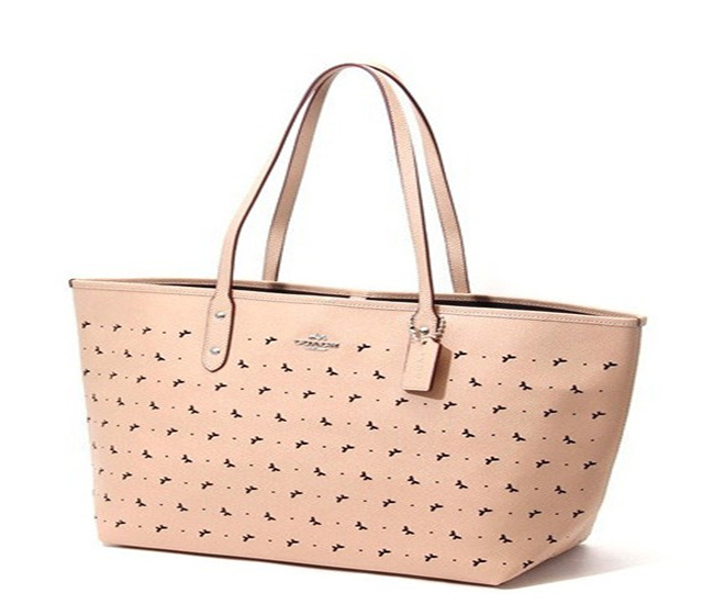 coach city tote white