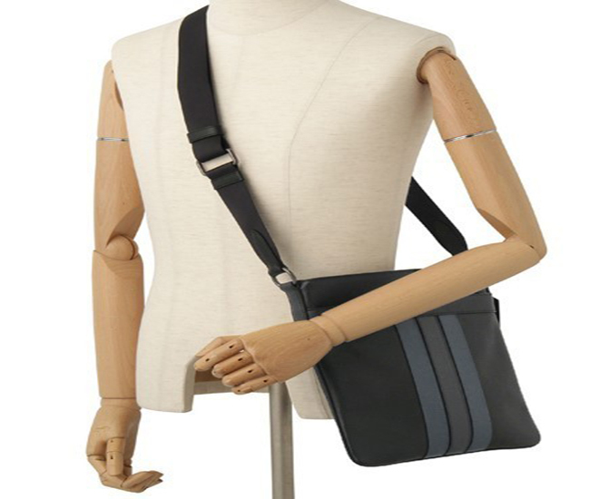 charles crossbody with varsity stripe