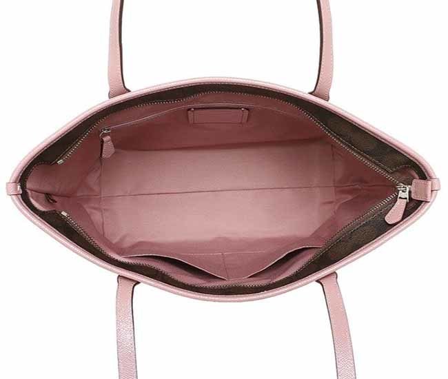 coach zip tote signature