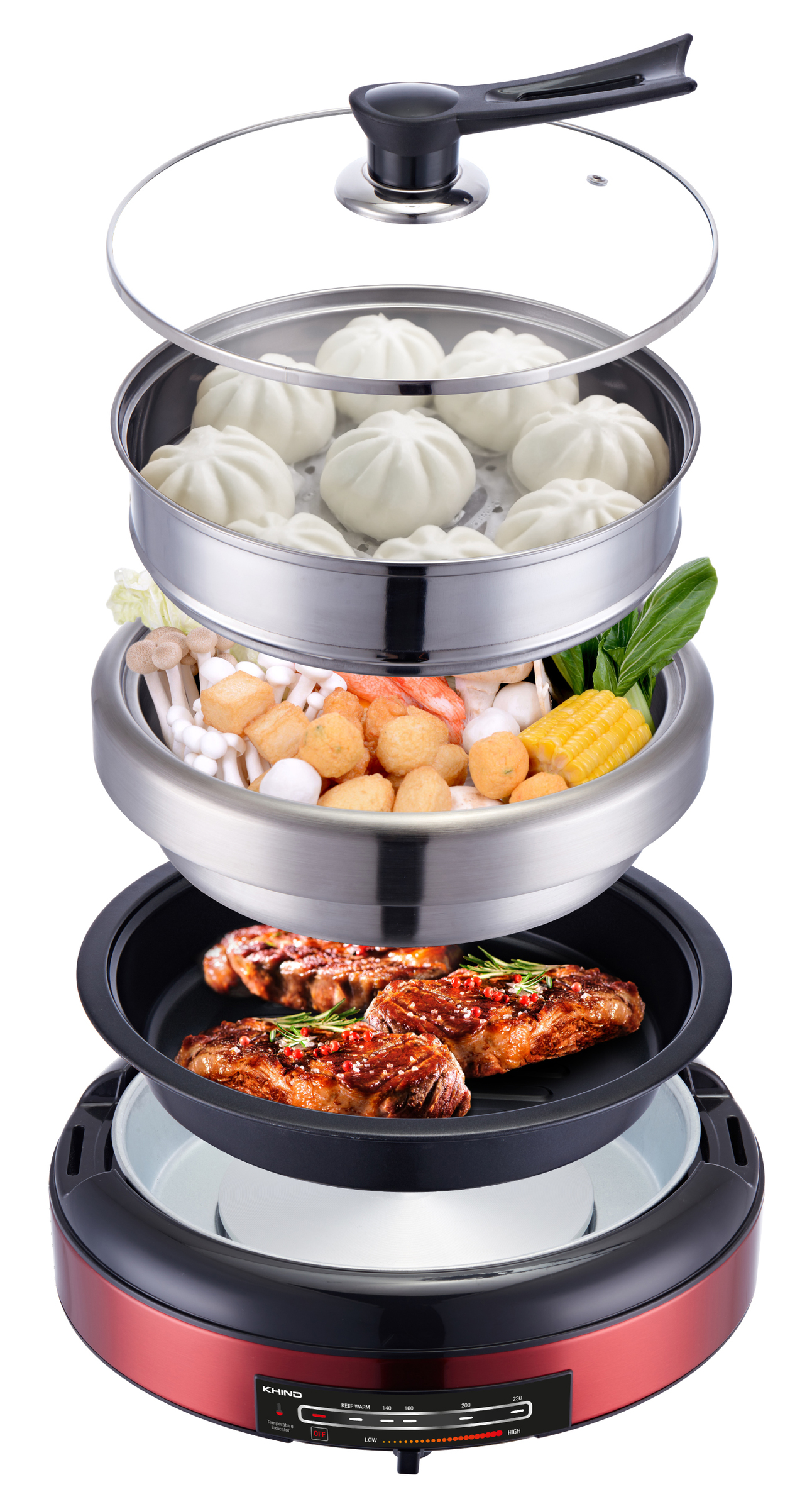 Khind Electric Multi Cooker MC388 Shop