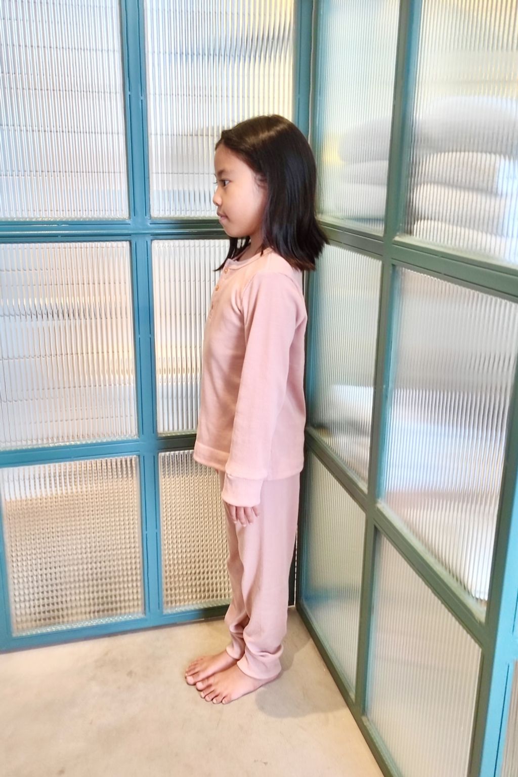 Eloque Lena Loungewear in Peach Side.jpeg