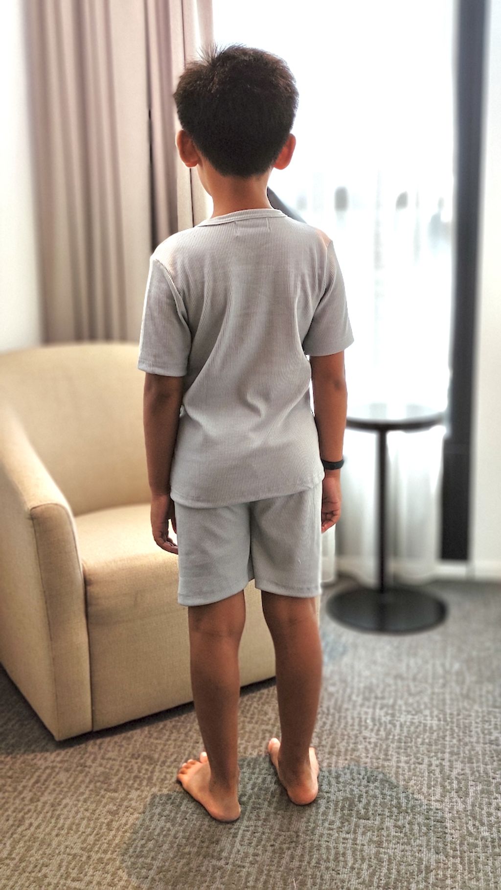 Eloque Santai Loungewear in Grey Back.jpeg