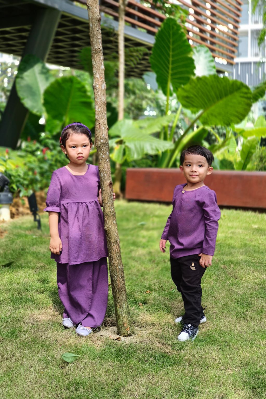 Sofea Kurung and Aqeef Kurta in Purple.jpeg