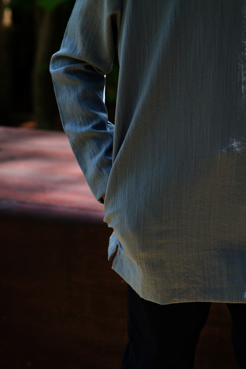 Aqeef Kurta  in Grey close 2.jpeg